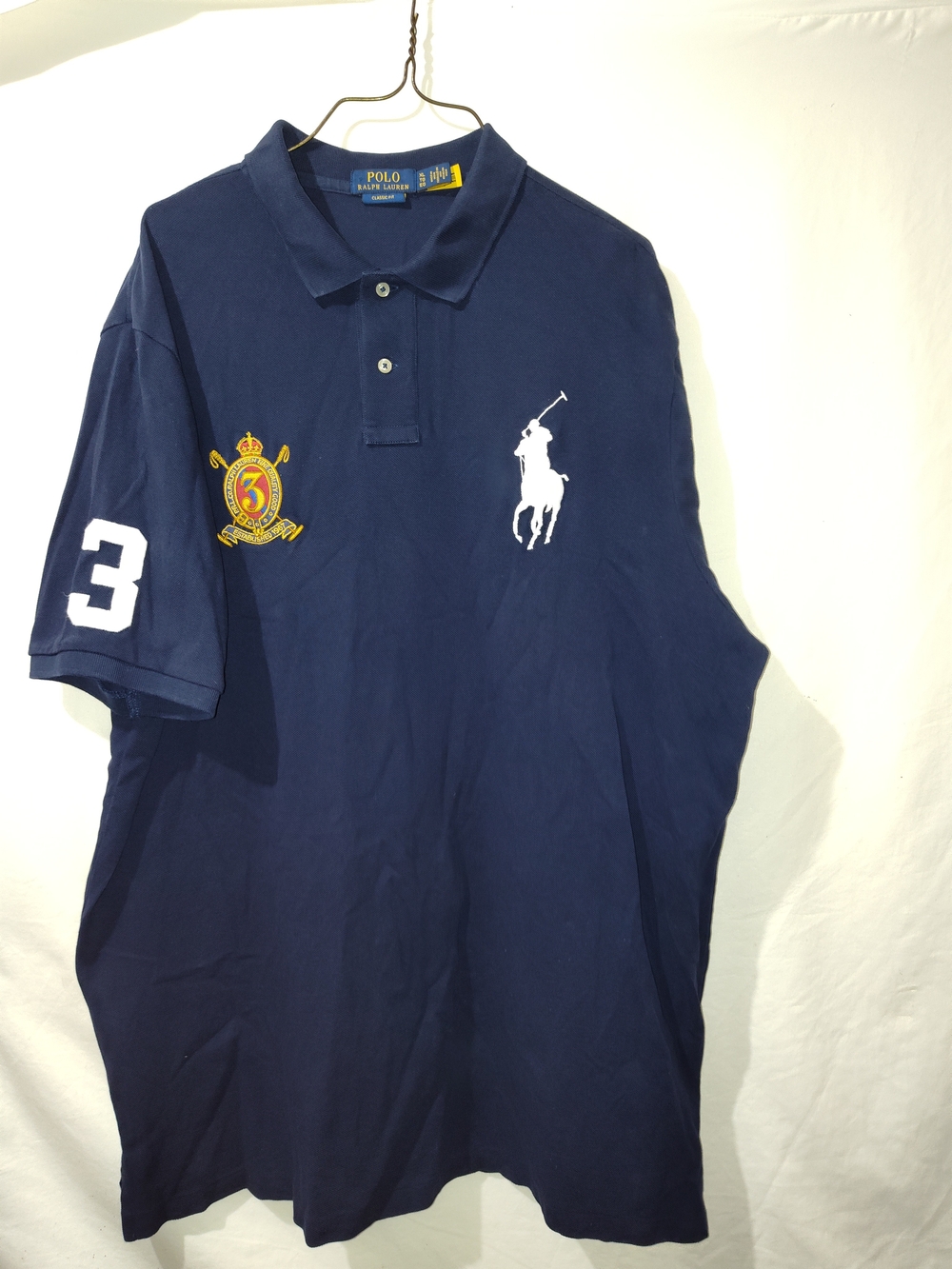 Polo by Ralph Lauren Navy Big Pony Embroidered Polo Shirt